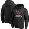 Arizona Cardinals Hoodie Team Logo Lockup Pullover - Black