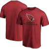 Arizona Cardinals T-Shirt Team Lockup Logo - Cardinal